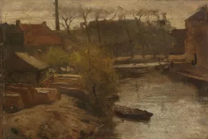 The Noord-West-Buitensingel in The Hague by Matthijs Maris Oil Painting