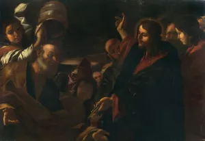 Delivery of the Keys to Saint Peter by Mattia Preti Oil Painting