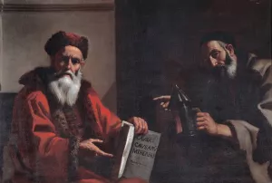 Diogenes and Plato by Mattia Preti Oil Painting
