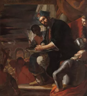 Pilate Washing His Hands by Mattia Preti Oil Painting