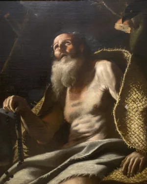 Saint Paul the Hermit by Mattia Preti Oil Painting