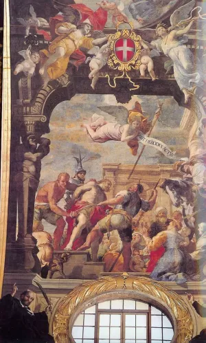 St John Cast into Prison by Mattia Preti Oil Painting