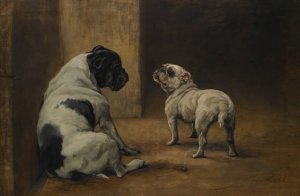 Dignity And Impudence by Maud Earl Oil Painting