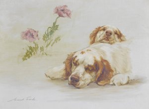 Surely, Surely, Slumber Is More Sweet Than Toil by Maud Earl Oil Painting