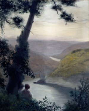 Contemplation by Maurice Chabas Oil Painting
