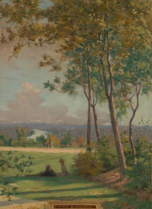Plateau de Gravelles by Maurice Chabas Oil Painting