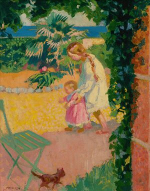 Alo Devant La Maison De Garde by Maurice Denis Oil Painting