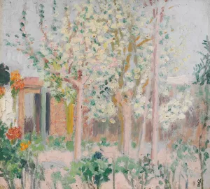 Bouquet d'arbres en fleurs by Maurice Denis Oil Painting