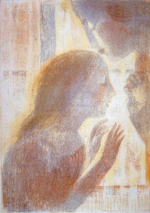 Ce fut un religieux mystere by Maurice Denis Oil Painting
