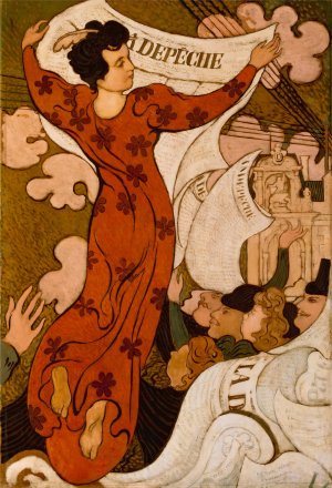 La Depeche De Toulouse by Maurice Denis Oil Painting