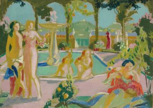 Les Jardins D'armide, Esquisse by Maurice Denis Oil Painting