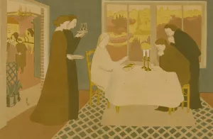 Les pelerins d'Emmaus by Maurice Denis Oil Painting
