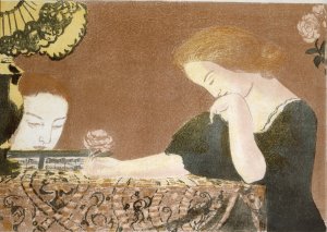 Nos ames en des gestes lentes by Maurice Denis Oil Painting