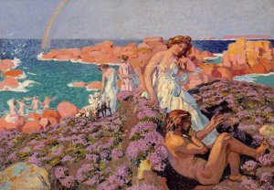 Ulysses With Calypso by Maurice Denis Oil Painting