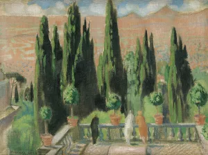 Villa D'este by Maurice Denis Oil Painting