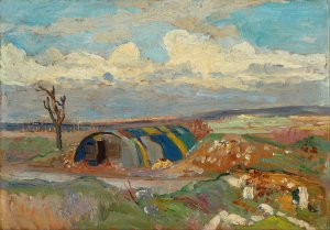 At the Front by Maurice Galbraith Cullen Oil Painting