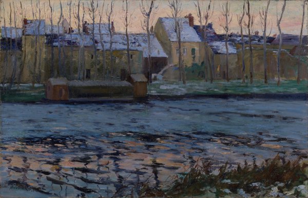 Main Product Photo of Moret, Winter  Painting by Maurice Galbraith Cullen