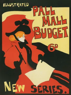 Illustrated Pall Mall Budget by Maurice Greiffenhagen Oil Painting
