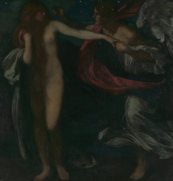 Main Product Photo of The sons of God saw the Daughters of Men that they were fair Painting by Maurice Greiffenhagen