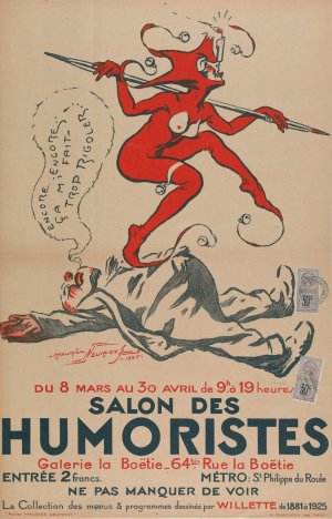Du 8 Mars Au 30 Avril De 9h a 19 Heures Salon Des Humoristes by Maurice Louis Henri Neumont Oil Painting