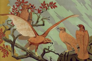 Aigles by Maurice Pillard Verneuil Oil Painting