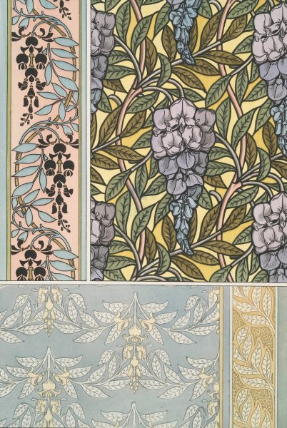 Glycine 2  by Maurice Pillard Verneuil - Hand-Painted Oil Painting Reproduction