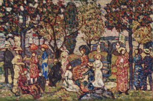 Autumn by Maurice Prendergast Oil Painting