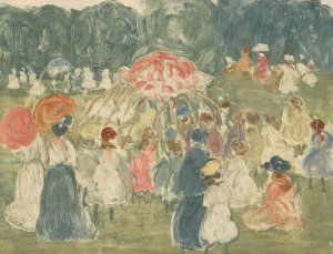 Central Park by Maurice Prendergast Oil Painting