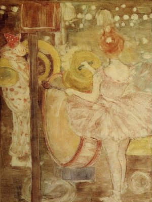 Circus Band by Maurice Brazil Prendergast Oil Painting