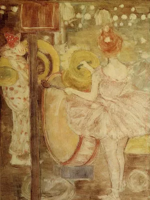 Circus Band by Maurice Brazil Prendergast - Oil Painting Reproduction