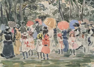In the Park by Maurice Prendergast Oil Painting