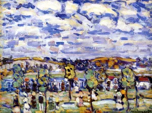 New England by Maurice Brazil Prendergast Oil Painting
