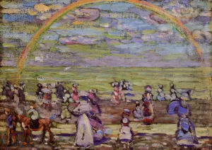Rainbow by Maurice Brazil Prendergast - Oil Painting Reproduction