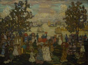 Salem Willows by Maurice Prendergast Oil Painting