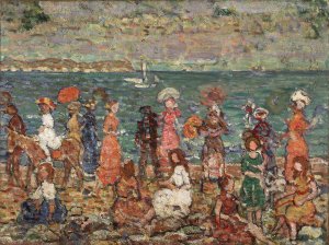 Seashore by Maurice Prendergast Oil Painting