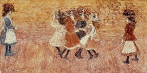 Skipping Rope by Maurice Prendergast Oil Painting