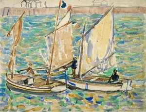 St. Malo by Maurice Prendergast Oil Painting