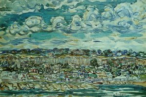 St. Malo Oil painting by Maurice Prendergast