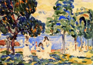 Summer Day II by Maurice Brazil Prendergast Oil Painting