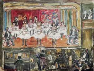 The End Men by Maurice Brazil Prendergast - Oil Painting Reproduction