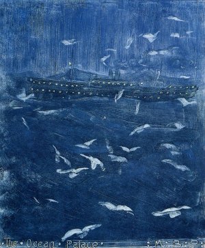 The Ocean Palace by Maurice Brazil Prendergast Oil Painting