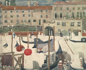 Venetia Marina by Maurice Prendergast Oil Painting