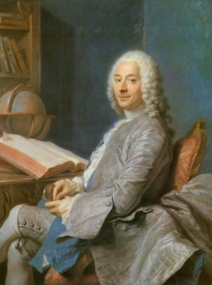 Monsieur Duval de l'Epinoy Oil painting by Maurice Quentin De La Tour