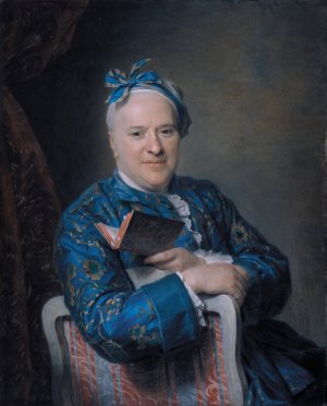 Pierre-Louis Laideguive by Maurice-Quentin De La Tour Oil Painting