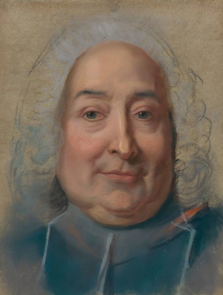 Portrait Of Monseigneur Vintimille Du Luc, Archbishop Of Paris by Maurice-Quentin De La Tour - Hand-Painted Oil Painting Reproduction