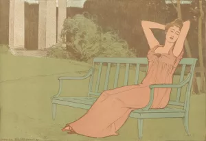 Corinne by Maurice Realier-Dumas Oil Painting