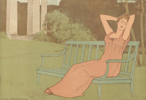 Corinne  by Maurice Realier-Dumas - Hand-Painted Oil Painting Reproduction