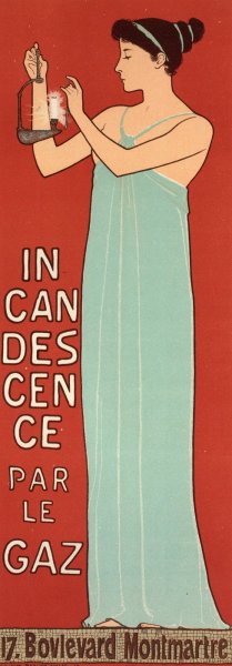 Incandescence Par Le Gaz by Maurice Realier-Dumas Oil Painting