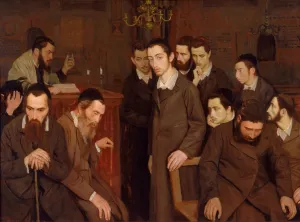 He Cast a Look and Went Mad by Maurycy Minkowski Oil Painting