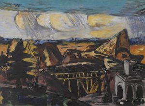Grosser Steinbruch in Oberbayern by Max Beckmann Oil Painting